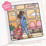 Girl Moments Coloring Book Vol.1 - Image 2